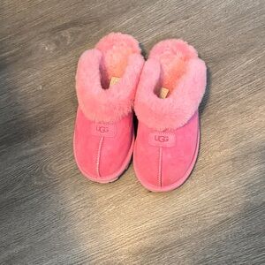 UGG Pink Coquette Slippers Women’s Size 8